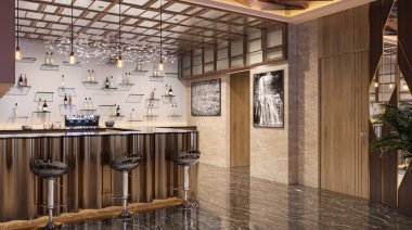 Lobi Tasarımınıza Doğal Dokunuş İçin Yeşillik Ekleniyor Otelin içi ve lüks bir şekilde