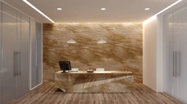 Ofis resepsiyon masası içi Modern Ofis Boşluğu Nasıl Oluşturulur