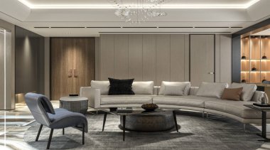 3 boyutlu modern oturma odası