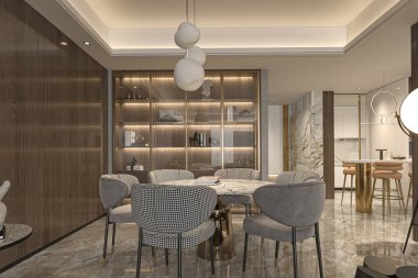 Lofty Aals Endüstriyel Stil ve 3D Yapılandırma ile Oturma Odanızın İçini Değiştiriyor