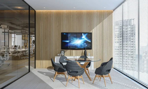 Moderní Kancelářský Design Interiéru — Stock fotografie