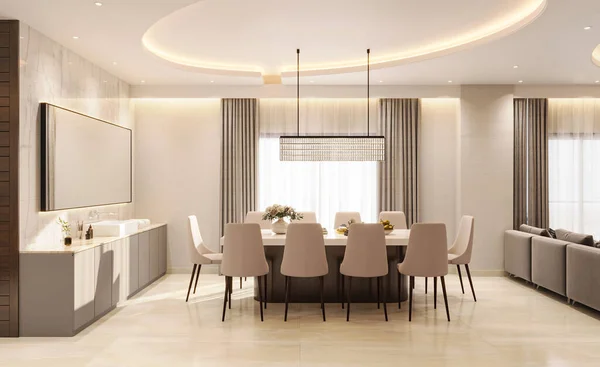 Modern Design A Sleek and Chic Dining Room for Entertaining Guests