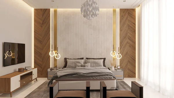 The Secrets to a Stylish and Modern Bedroom Interior design with bedroom furniture wall