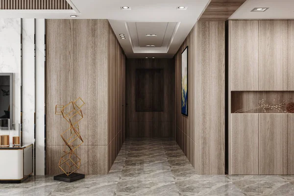 Design Sala Pranzo Hall Voi Arredamento Elegante Con Mobili Design — Foto Stock