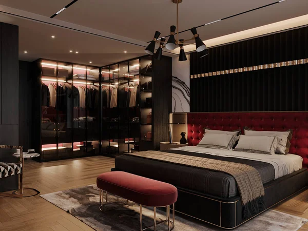 Der Ultimative Leitfaden Für Die Gestaltung Eines Luxuriösen Schlafzimmers — Stockfoto