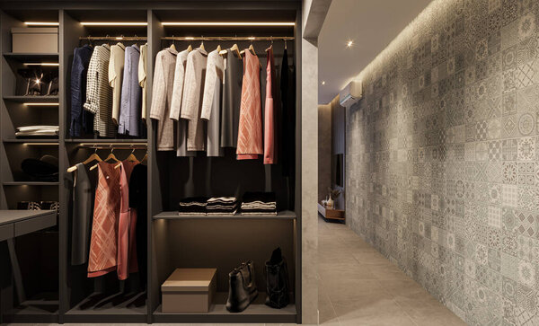 Luxury Retreat Creating a Modern and Serene wardrobe Sanctuary