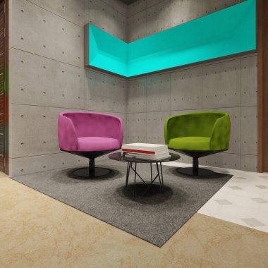 Oturma Serenity Tasarımı Yumuşak Kol ve Kanepeleri ile Rahatlatıcı Bekleme Alanı