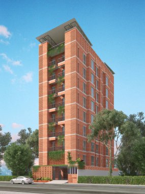 Boşluk Uyumlu Bina Dış Görünümleri Çevre Alanı ile Köprüleme