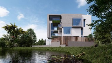 Villa Konutları İçin Doğal ve Lüks Uyumlu Dış Tasarımlar