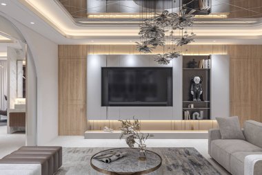 Modern Yemek Odası Konseptinin 3 boyutlu canlandırmasıyla Görüşünüzü Hayata Getirin