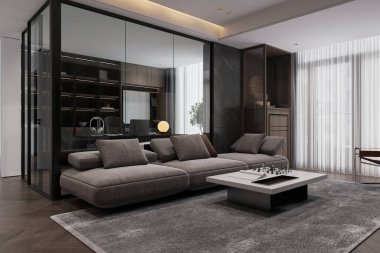 Modern bir yaşam tarzı için modern bir yaşam alanında melodi ortamı yaratmak.