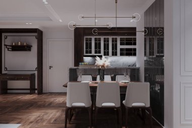 Çağdaş açık alan yemek içleri için kullanılır.