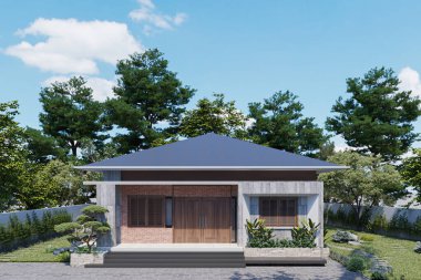 Modern Zarafet Kır Evi 'nin entellektüel dış görünüşü