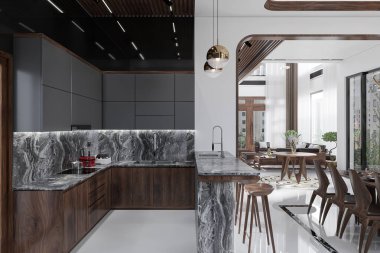 Gösterişli Basitlik İskandinav Rüyalarınızın Modern Mutfağına