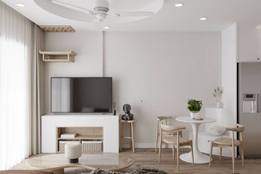 Oturma odası içinde ev iç