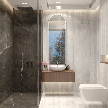 Seramik lavaboları ve duş kabinleriyle Modern Banyo Tasarımı İçin Basit ve Sofistike Bir Rehber
