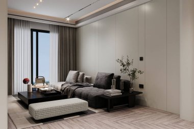 Konforlu Oturma Odası İçin Şık İç Tasarım