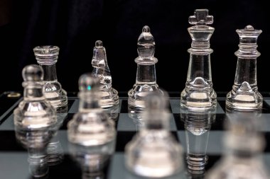  Stratejik görüntüler için satranç taşları 