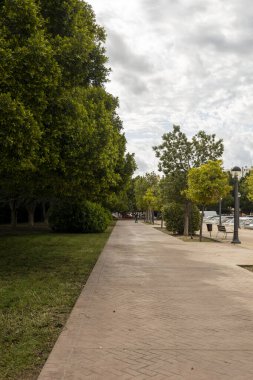 Parktaki bahçe..