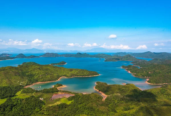 Hong Kong Geopark Gündüz vakti Peyzaj modunda Çifte Sığınak