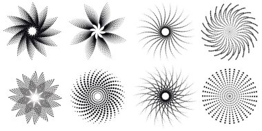 Hipnotik saykodelik sarmalın yaratıcı vektör çizimi. Sanat tasarımı radyal ışınlar, dönüş, bükülme, güneş patlaması, girdap. Soyut konsept grafik öğesi. Çizgi roman etkisi.