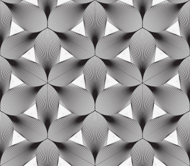 Kusursuz tek renkli dekoratif desen tasarla. Soyut çizgiler dokulu arkaplan. Vektör sanatı. Eğim yok