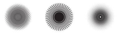 Özelleştirilebilir sarmal çizgi soyut geometrik dairesel çiçek formlarının toplanması. Bu stil tasarım ögesi çerçeve, dairesel logolar, işaret, semboller, web grafikleri ve baskılar için uygundur..