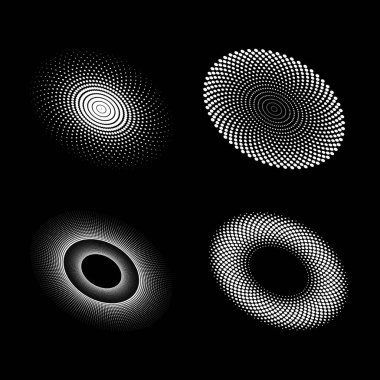 Merkezden gelen düzenlenebilir sarmal çizgiler, soyut geometrik dairesel çiçek şekilleri. Moda tasarım ögeleri çerçevelere, yuvarlak logolara, işaretlere, sembollere, web grafiklerine ve baskılara uyar.