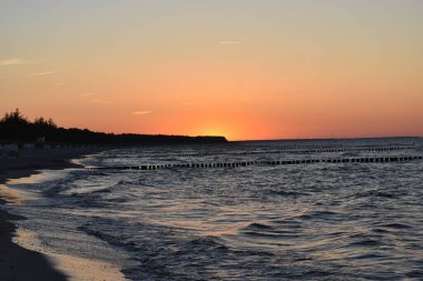 gün batımında Yalı
