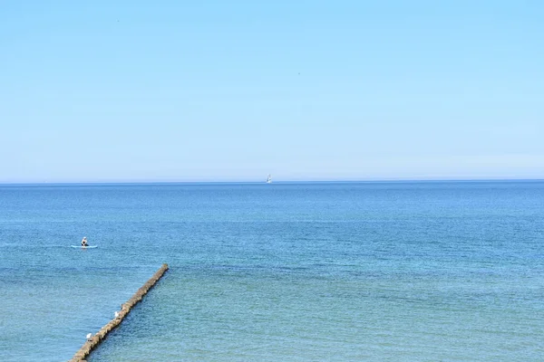 View Mediterranean Sea Beach — Stock Photo, Image