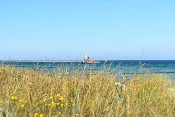 Sahilden Deniz Manzarası — Stok fotoğraf