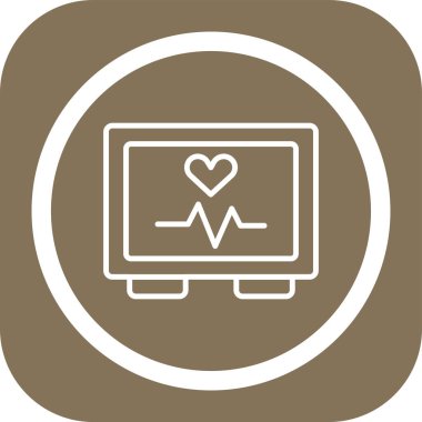 Modern tablet pc simgesinin vektör çizimi