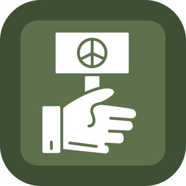 Barış simgesi vektör illüstrasyonu