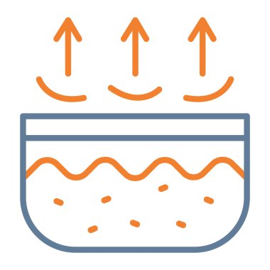 Kek. Web simgesi basit illüstrasyon