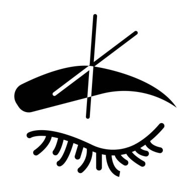 Tüylü ikon vektör illüstrasyonu