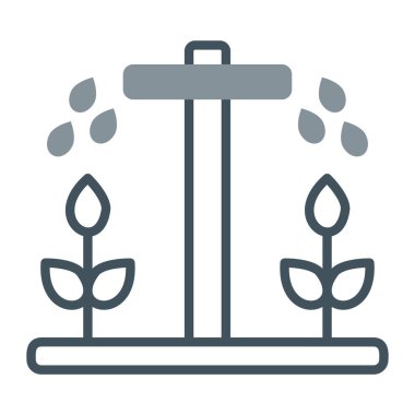 bahçe vektör simgesi modern basit illüstrasyon