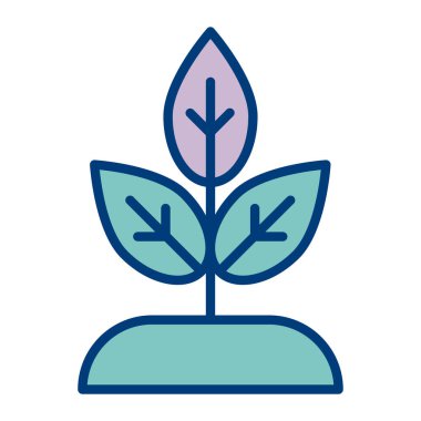 bitki simgesi vektör illüstrasyonu