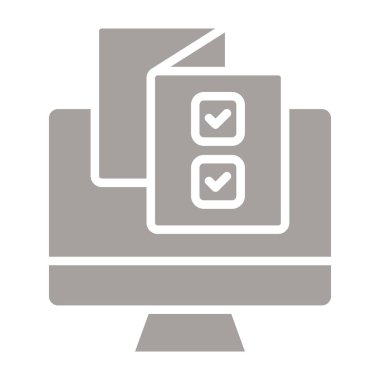 Moda biçimi izole edilmiş arkaplanda simgeyi kontrol et