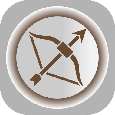 pusula simgesi, vektör illüstrasyonu