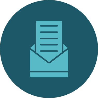 Vektör E- posta simgesi illüstrasyonu