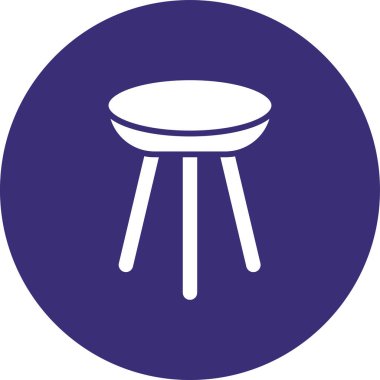 Masa. Web simgesi basit tasarım