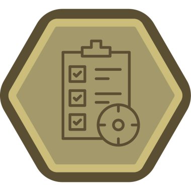 Modern bir simgenin vektör illüstrasyonu