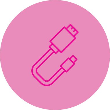 usb simge vektör illüstrasyonu