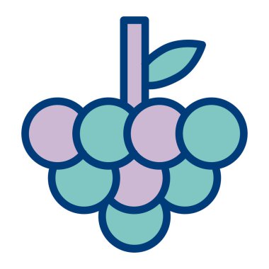 Üzüm. Web simgesi basit tasarım