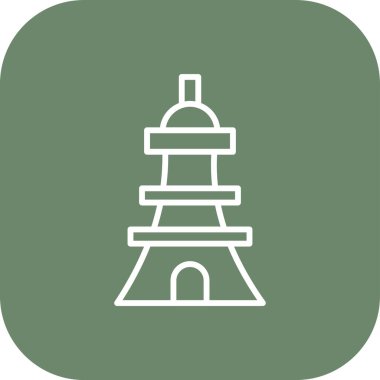 Benzersiz yapı vektörü simgesi