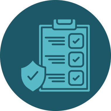 Kontrol işaretinin vektör çizimi