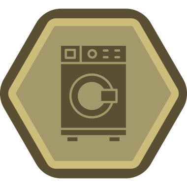 Modern b 'nin vektör illüstrasyonunda gaz ikonu yok