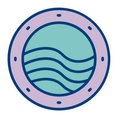 Ay simgesinin vektör illüstrasyonu