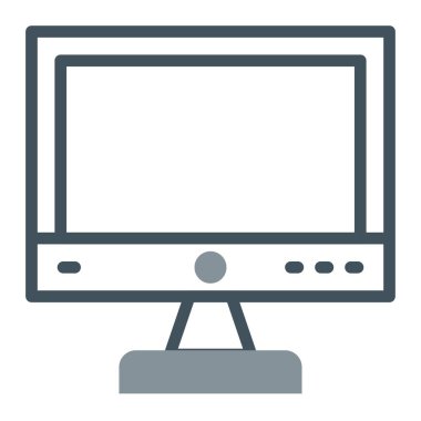 bilgisayar ekran simge vektör çizim