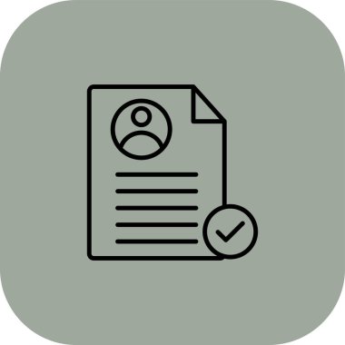 Belgenin vektör illüstrasyonu